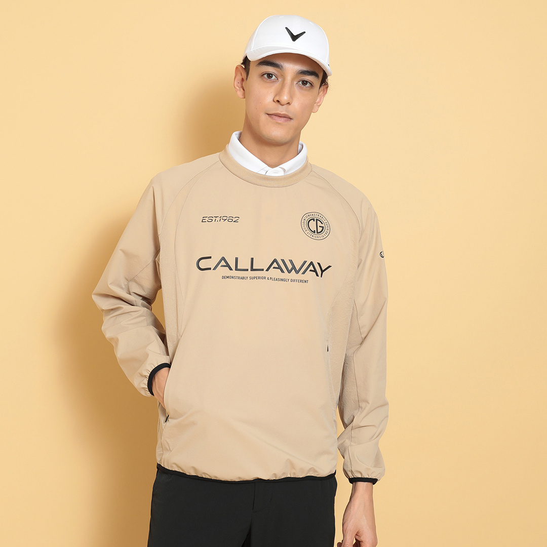 8WAYストレッチ クルーネックブルゾン (MENS)