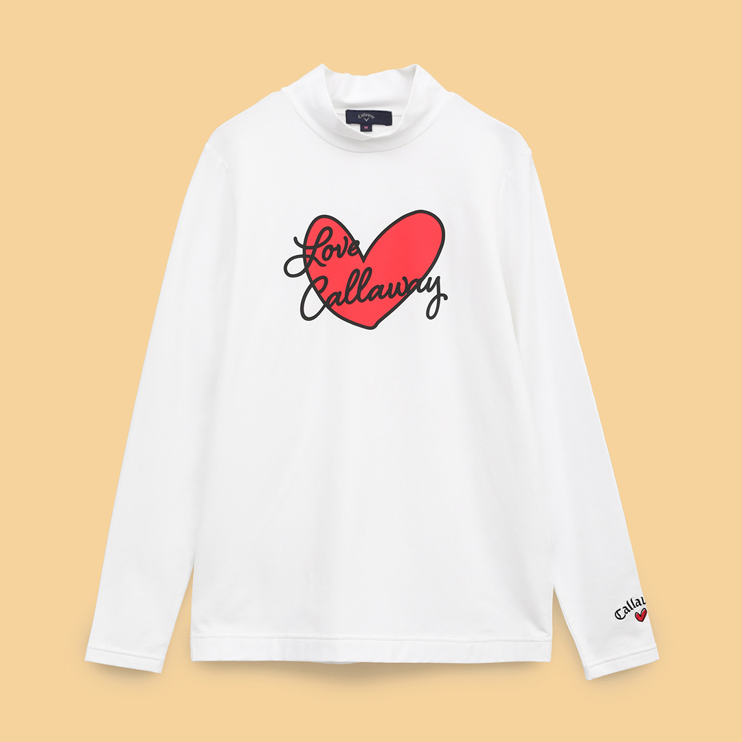 ラブキャロウェイ長袖モックネックシャツ (WOMENS)