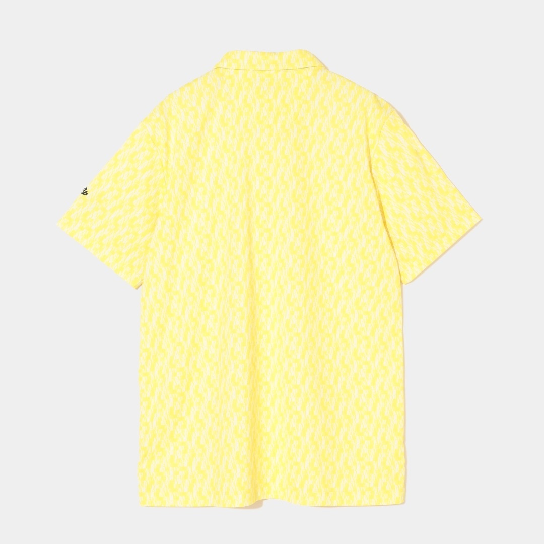 取扱店舗限定】-3℃裏クールロゴ総柄半袖シャツ ※4Lサイズあり (MENS)