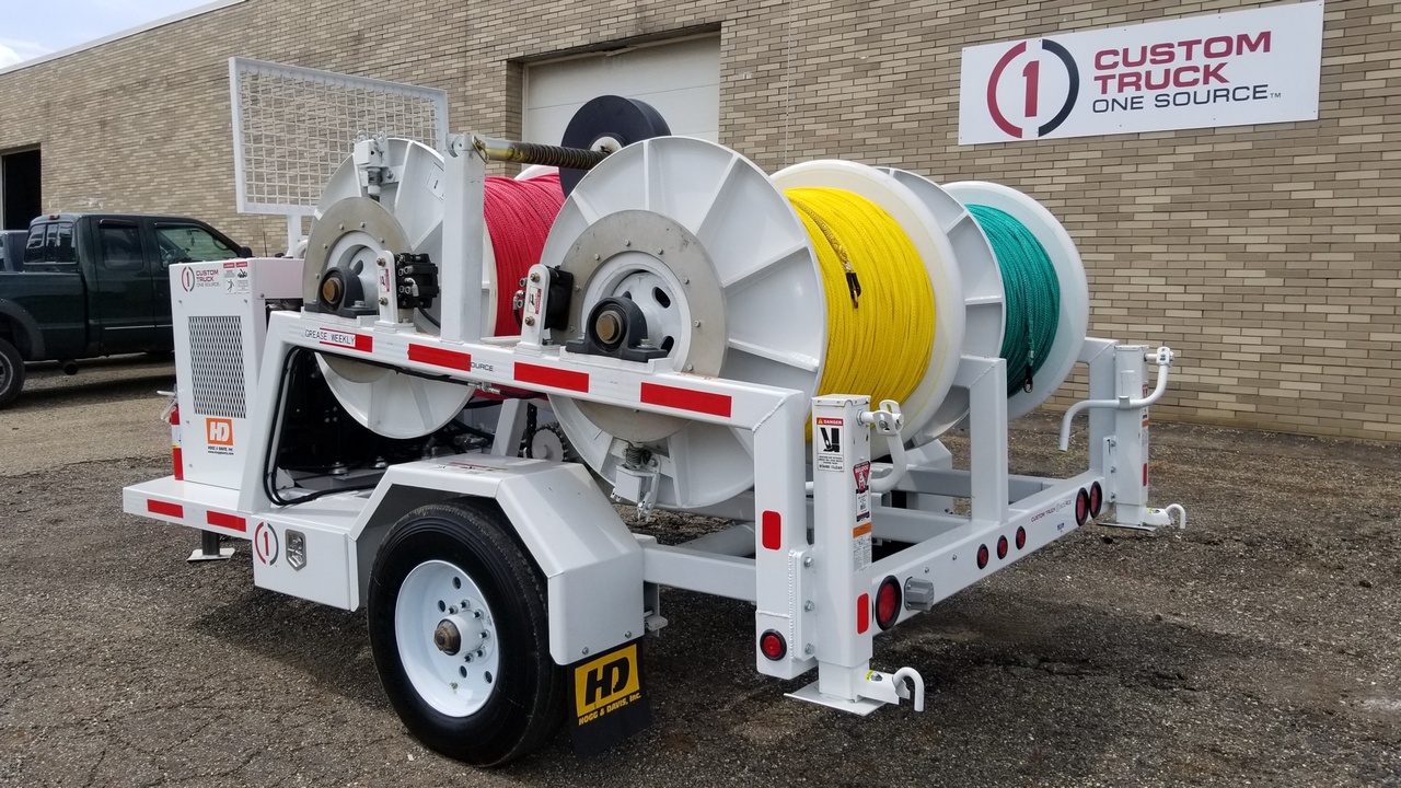 2,000 lbs Four Drum Puller Rental Custom Truck One Source