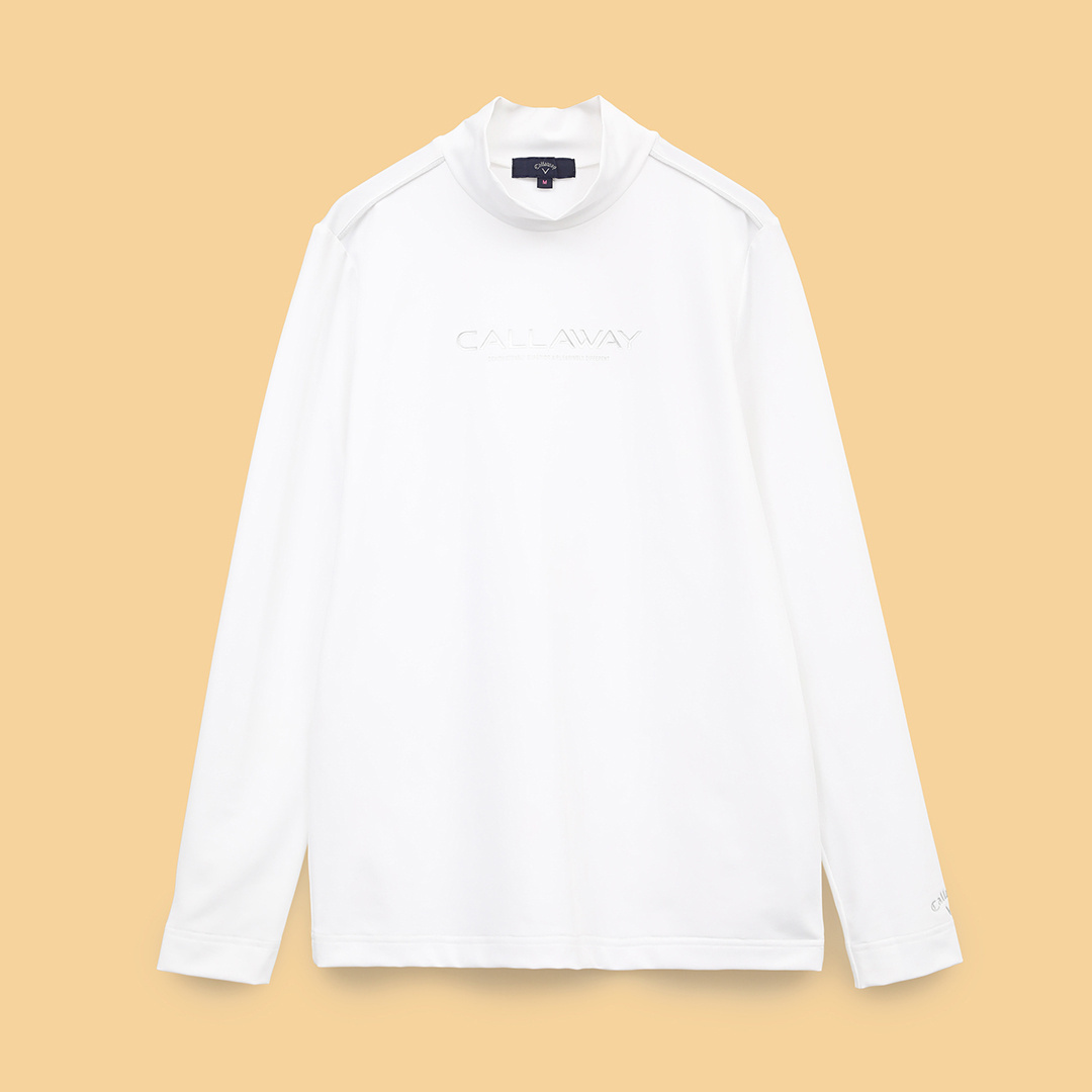 新品タグ付きPGG ホワイト 長袖モックネックシャツ サイズ5 WESTSEA tシャツ モックネック／タートルネック 長袖ドレープ