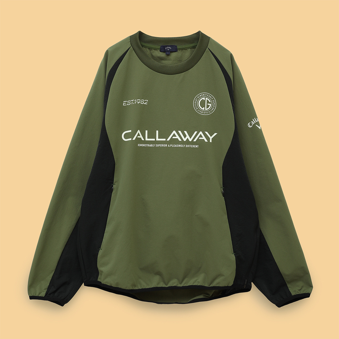 8WAYストレッチ クルーネックブルゾン (MENS)