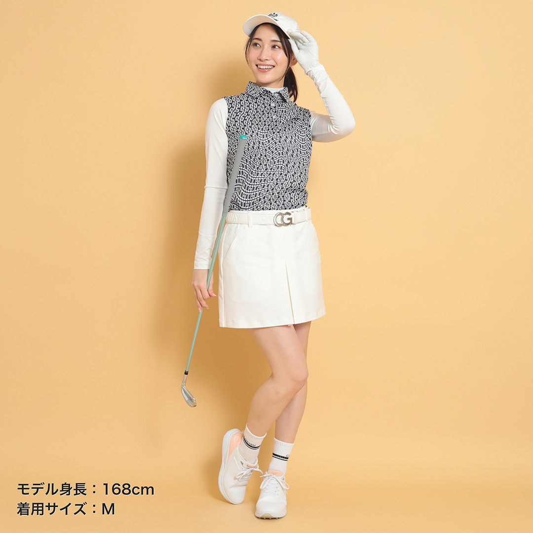 かざあなメッシュノースリーブセットシャツ (WOMENS)