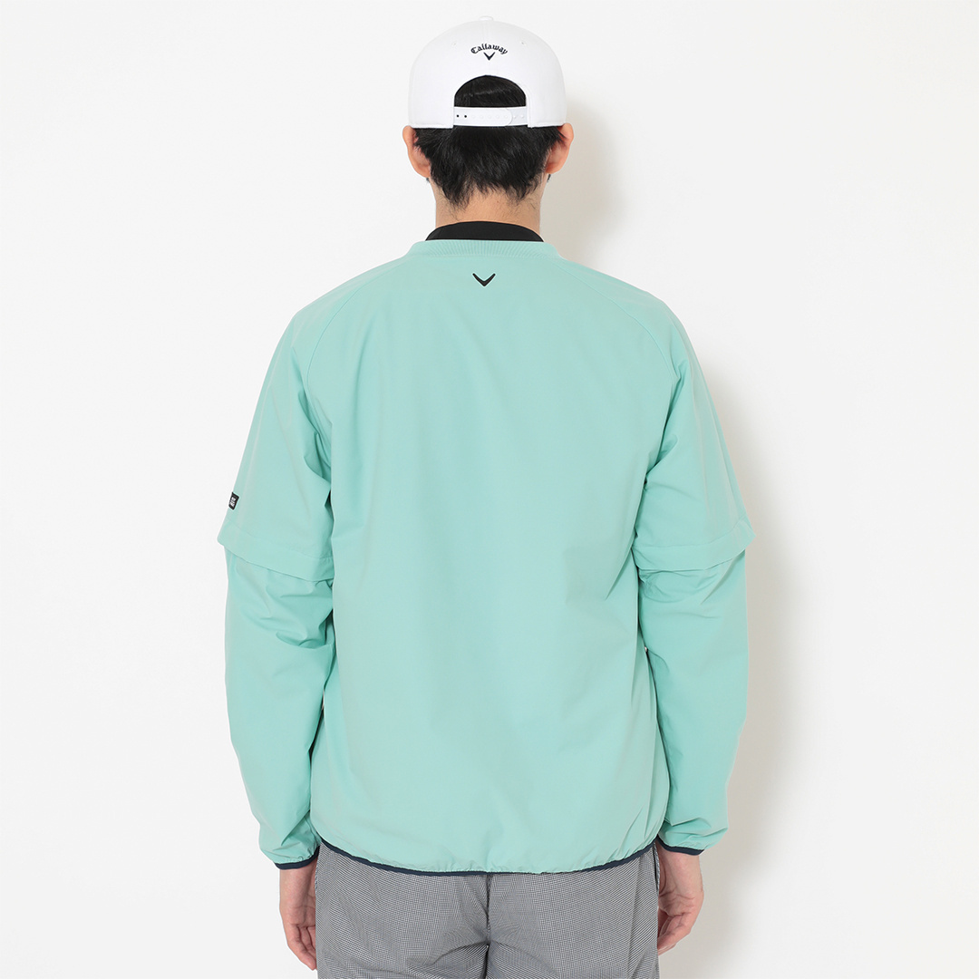 プルオーバー撥水2WAYブルゾン (MENS)