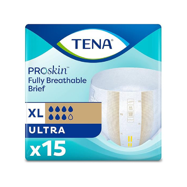 TENA Proskin Ultra Briefs, X-Large - 30/case (TNBXS Health & Beauty Health Care Incontinence Aids) photo