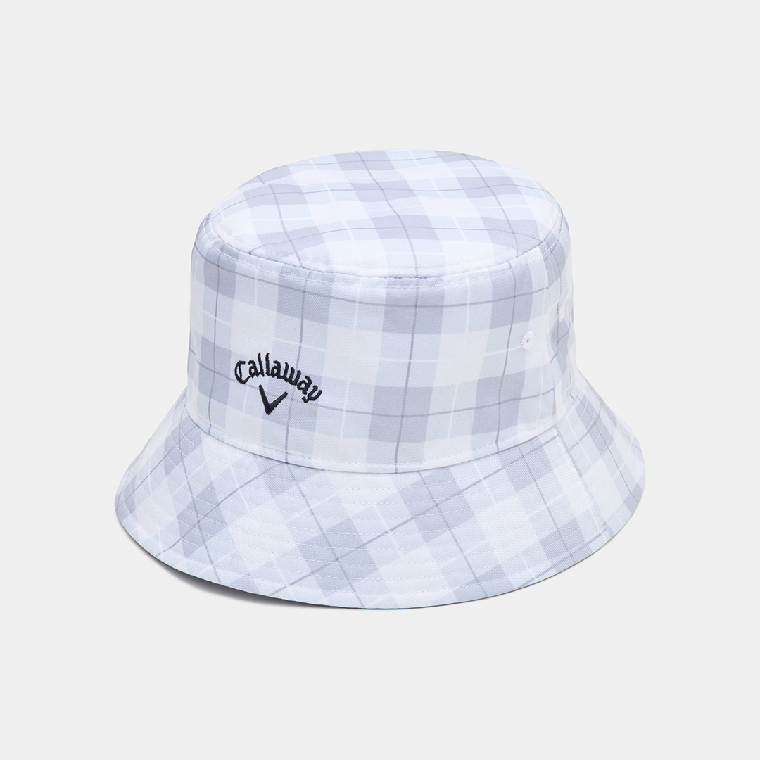 チェックプリントハット (MENS)