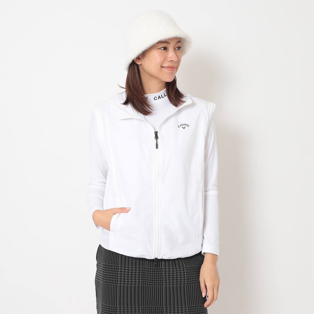 ポリエステルリップ2WAY撥水ブルゾン (WOMENS)