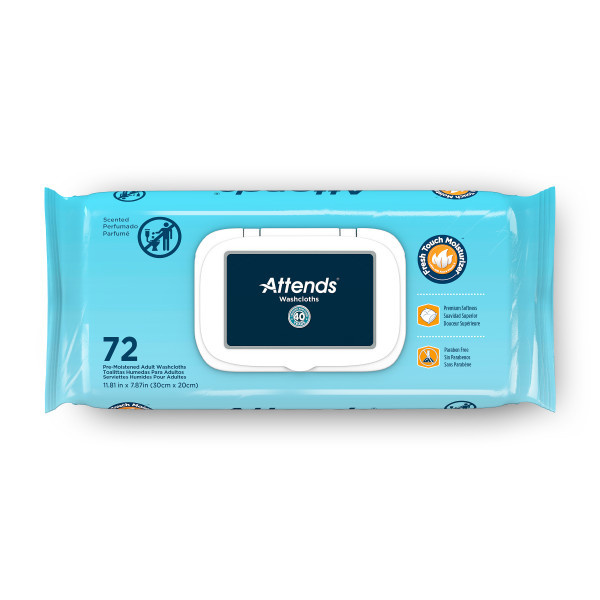 Attends Washcloths, Scented