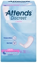 Attends Discreet Panty Liner, 28/bag (ATDLNRT Health & Beauty Health Care Incontinence Aids) photo