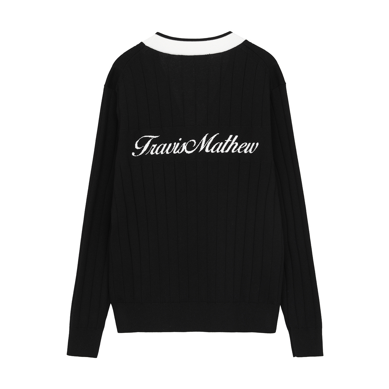 ワイドリブVネックカーディガン(WOMENS)