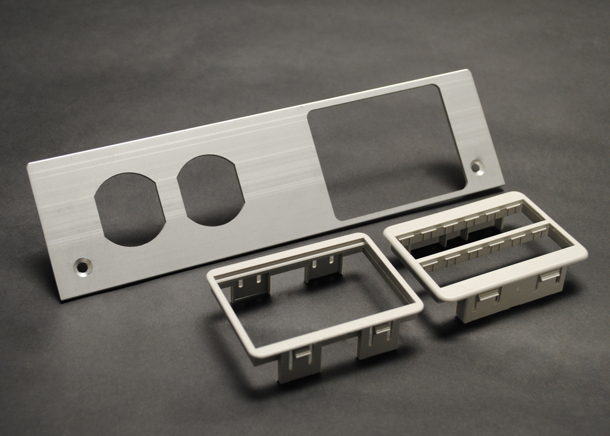 AL241S-HB Lab Bench Work Surface Portal Faceplate