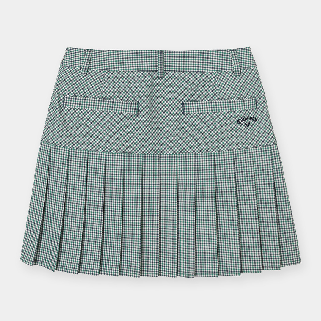 河本結プロ着用】チェックプリーツスカート (WOMENS)