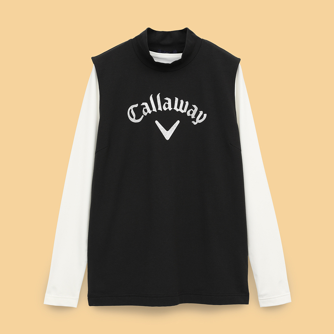 新品Callaway(キャロウェイ) ノースリーブシャツモックネック2着セット ノースリーブセットモックネックシャツ (WOMENS)