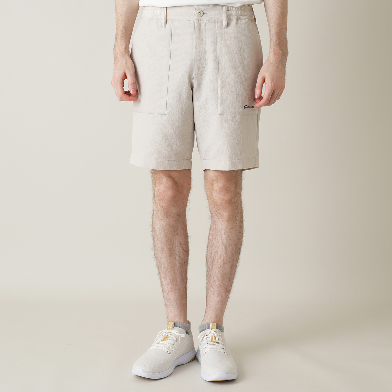 石川遼プロ着用】シアサッカー ハーフパンツ(MENS)