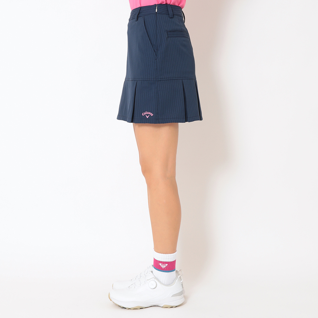 ROXYコラボ/ストライプドビープリーツスカート (WOMENS)