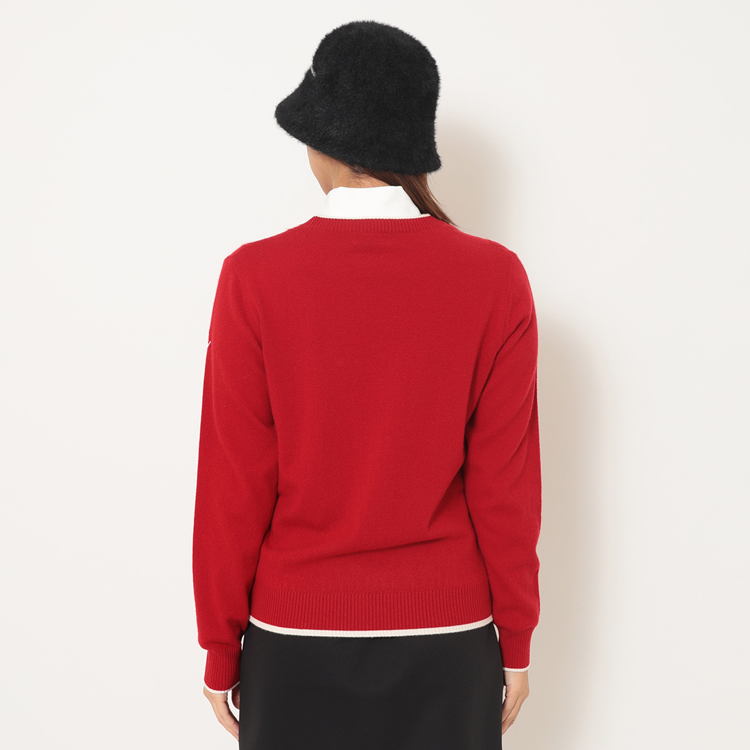 ビックアーガイルカシミヤニット (WOMENS)