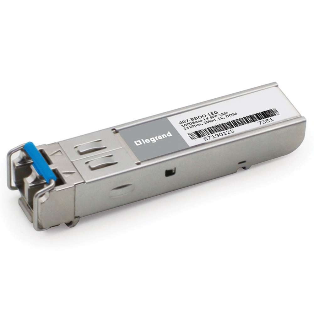 Dell 407-BBOO Compatible 1000Base-LX SFP (mini-GBIC) Transceiver Module with Digital Optical Monitoring (Single-Mode, 1310nm, 10km, LC, DOM)