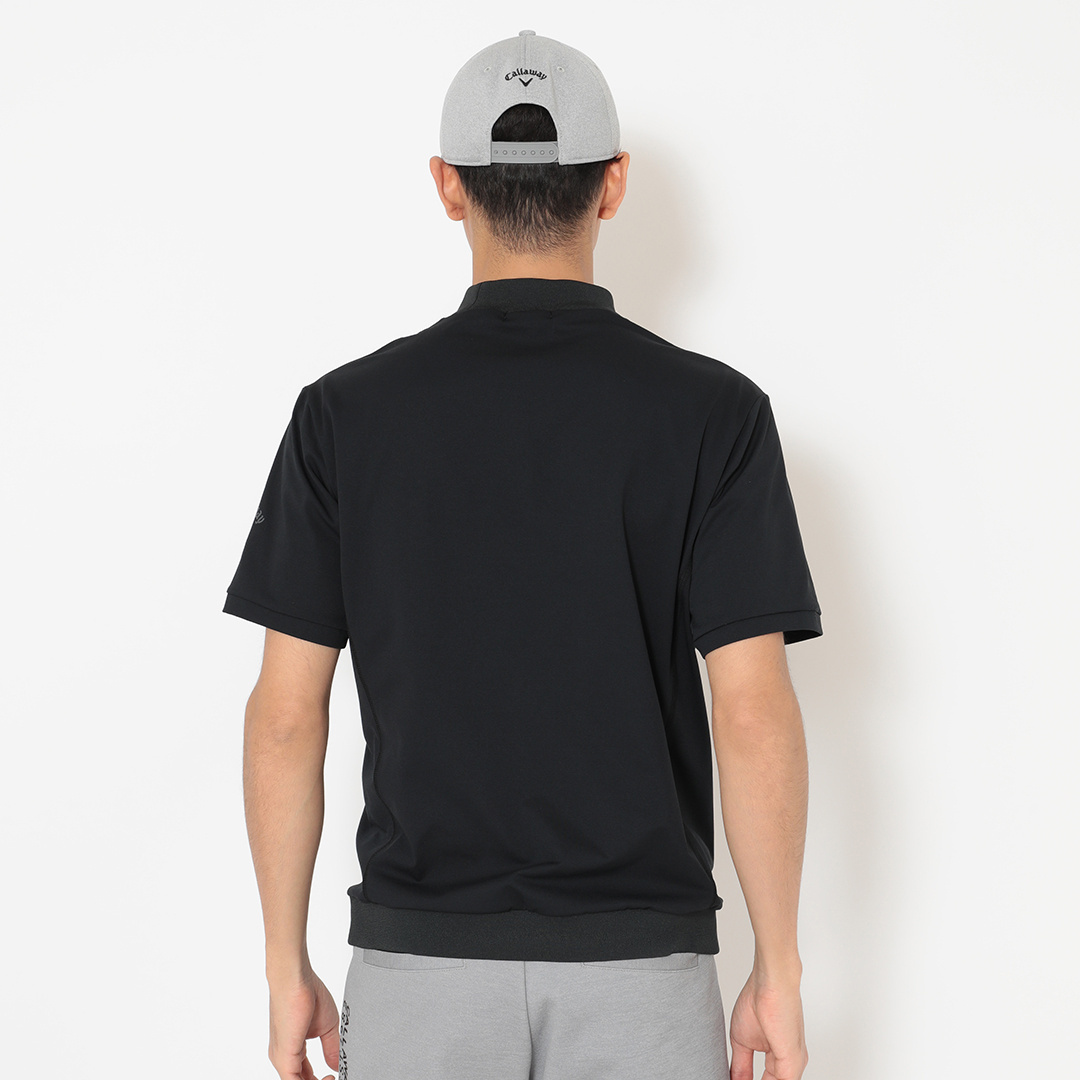 3℃裏クールリラックス半袖モックネック ※4Lサイズあり (MENS)