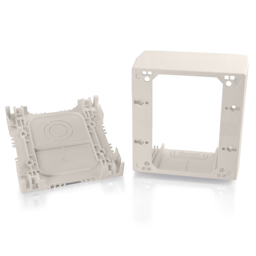 Wiremold Uniduct Double Gang Extra Deep Junction Box - Fog White