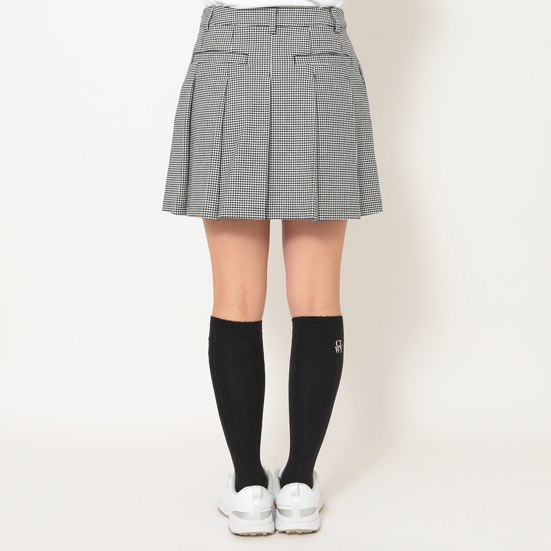 8WAYストレッチ千鳥チェックスカート (WOMENS)
