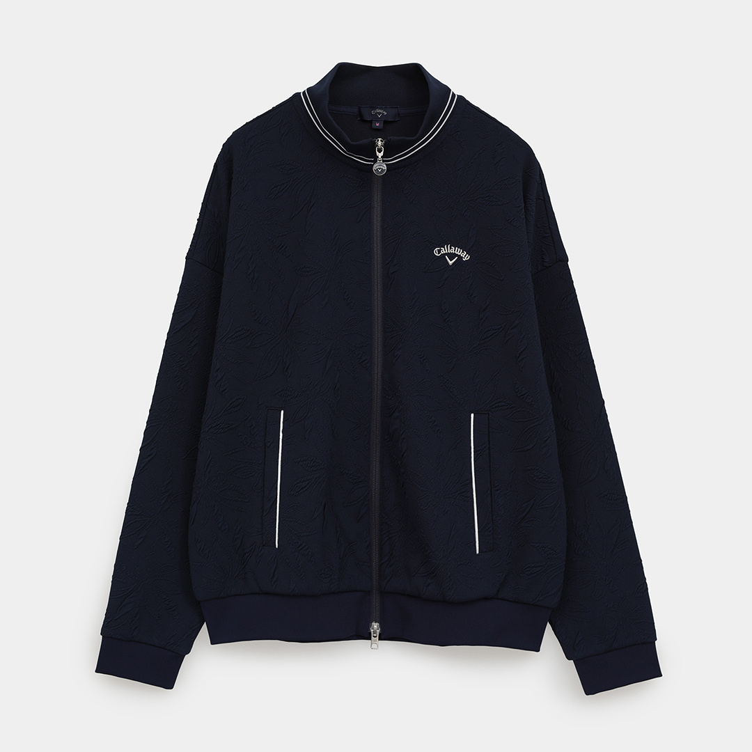 キャロウェイ　フラワースウェットブルゾン フラワージャカードフルジップスウェット (WOMENS)