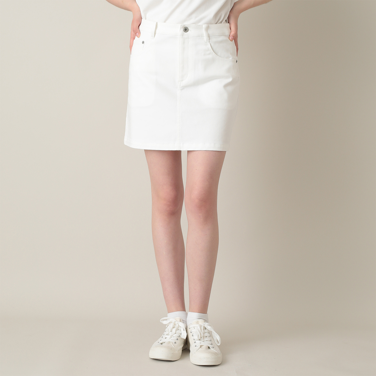 カルゼストレッチ 5 PK スカート(WOMENS)
