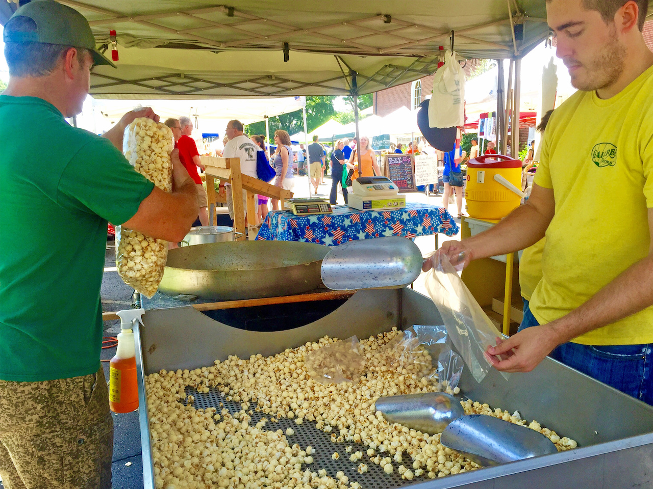 I could eat so much of this I'd be sick Good eats at the Louisville Farmers Markets