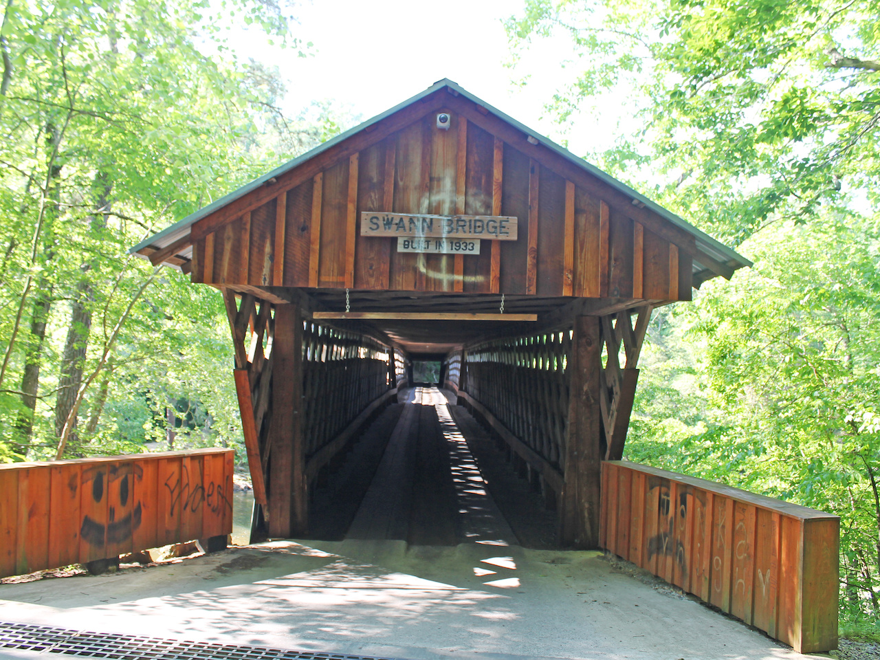 At 324 feet long, this Alabama bridge is one of the longest covered bridges in the United States. At 324 feet long, this Alabama bridge is one of the longest covered bridges in the United States.