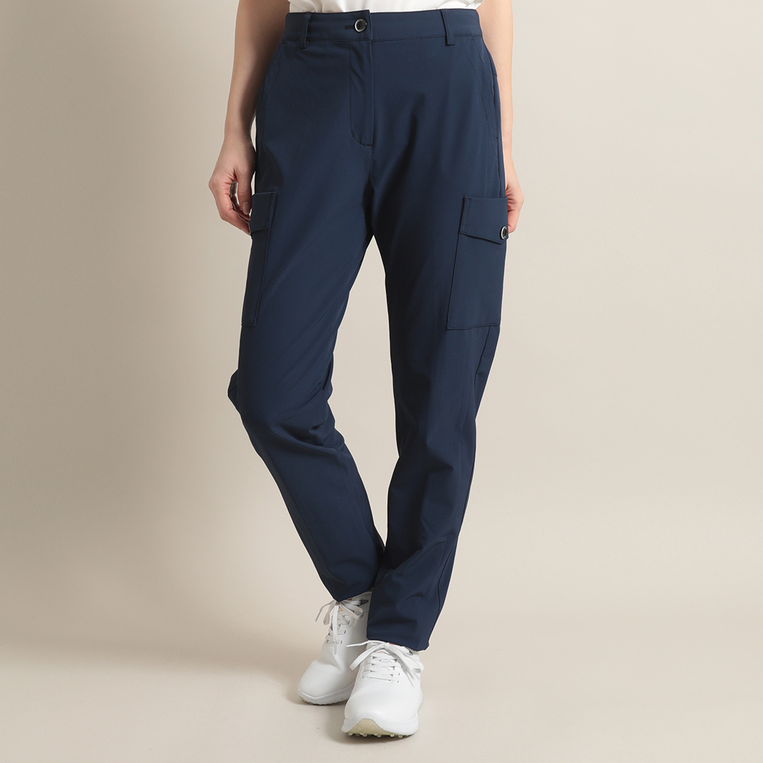 8WAYストレッチ防透けツイルパンツ (WOMENS)