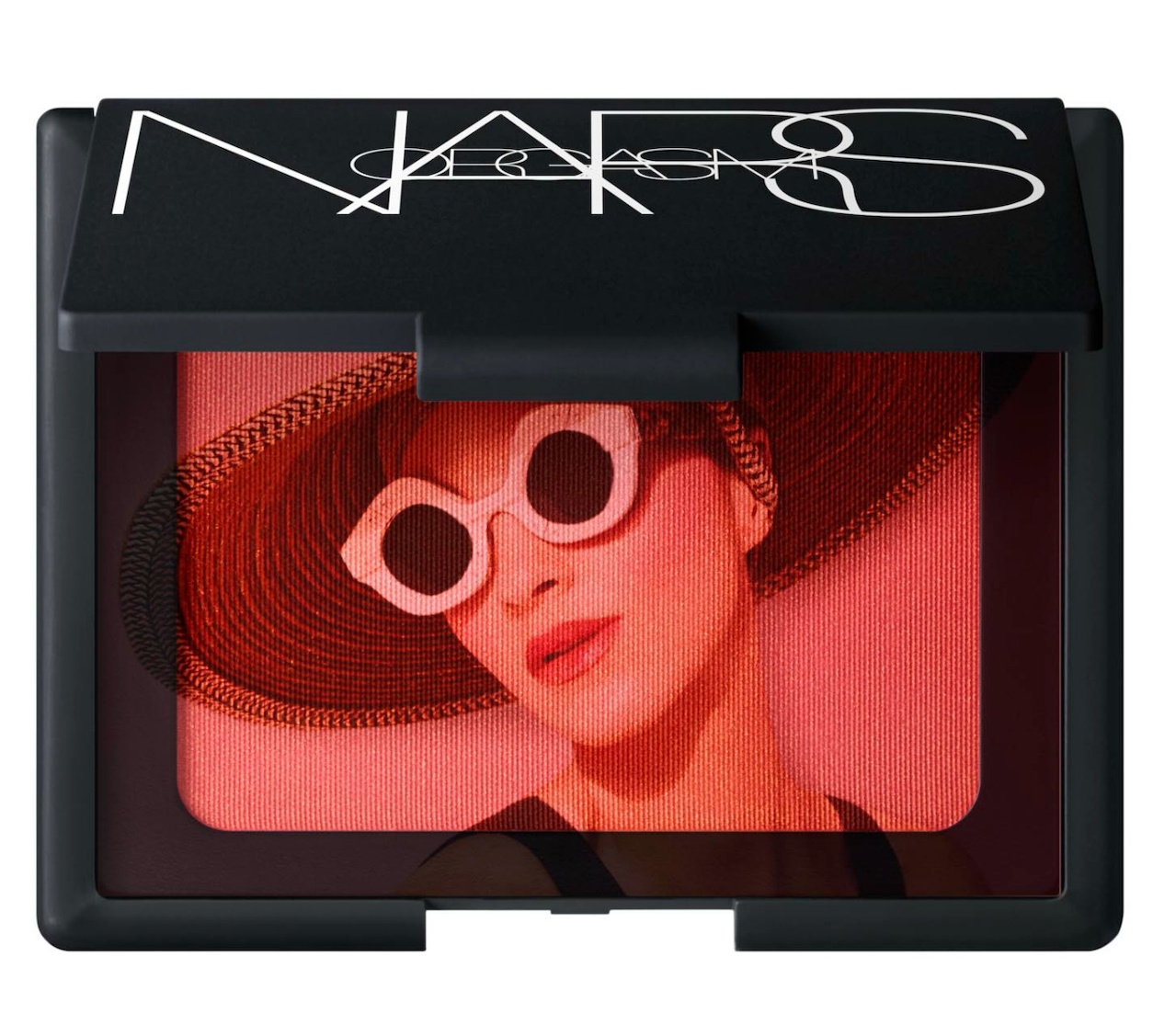 Orgasm will remind you to keep it cool this summer! sb-atlanta-summermakeup-NARS 2016 Orgasm Blush - open compact with vellum.jpg