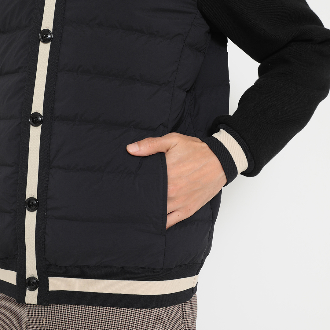 ニットドッキングダウンカーディガン (MENS)