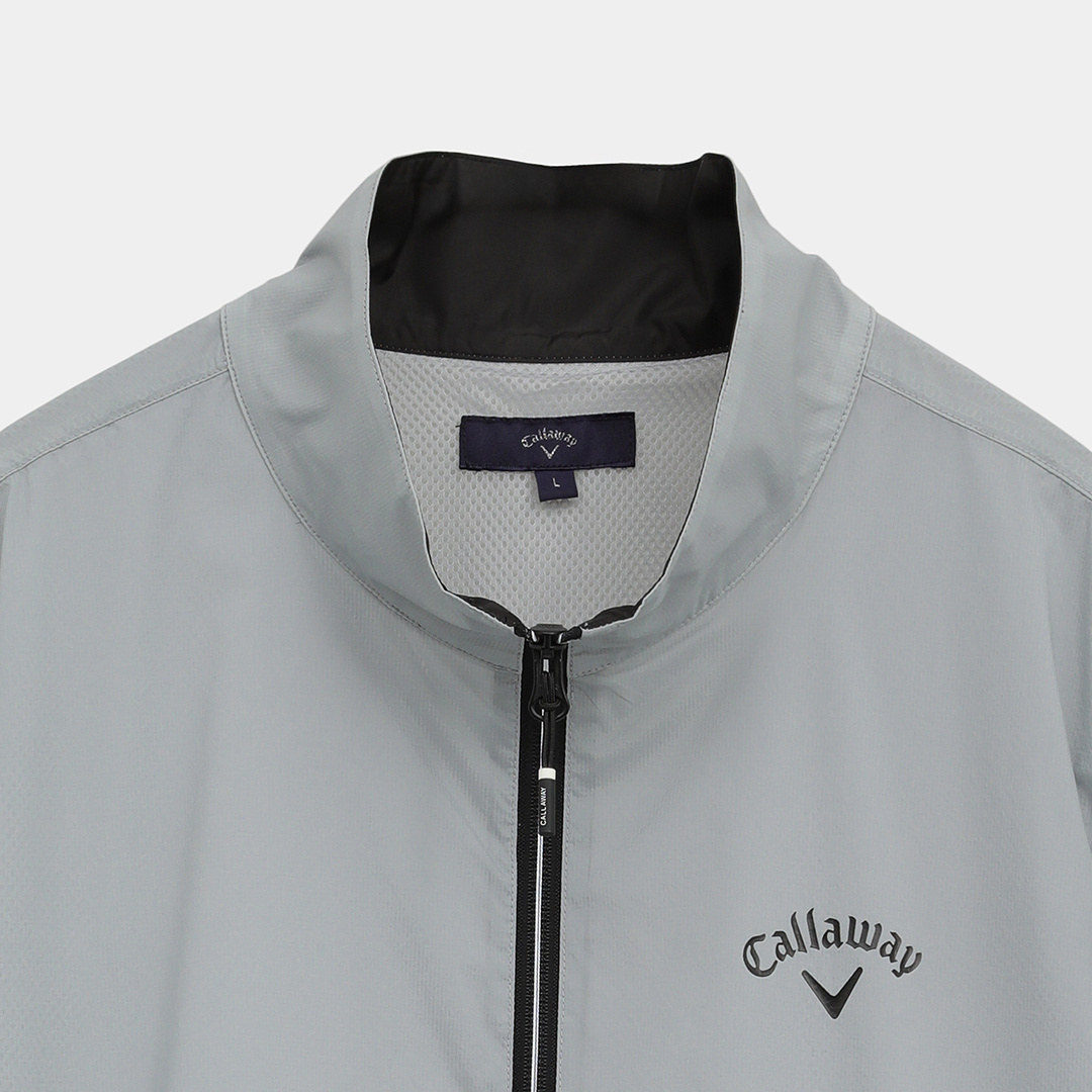 ストレッチミニリップハーフジップブルゾン ※4Lサイズあり (MENS)