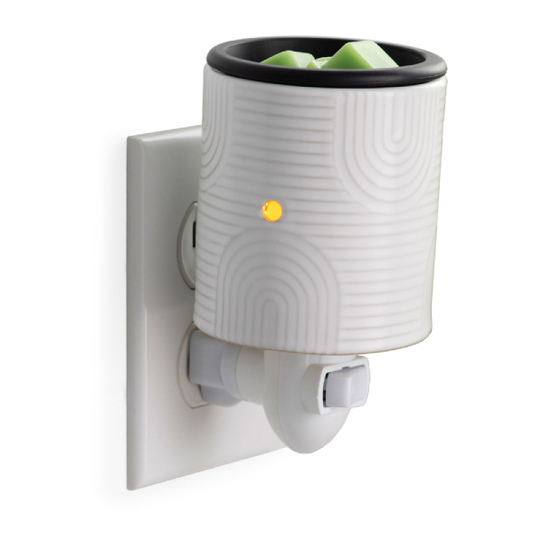 Flip Dish Pluggable Wax Warmer, Arch Deco (PIARD) photo