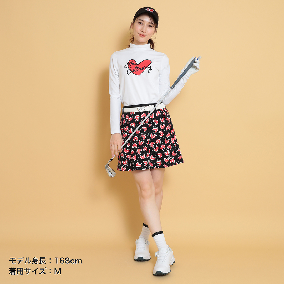 ラブキャロウェイ長袖モックネックシャツ (WOMENS)