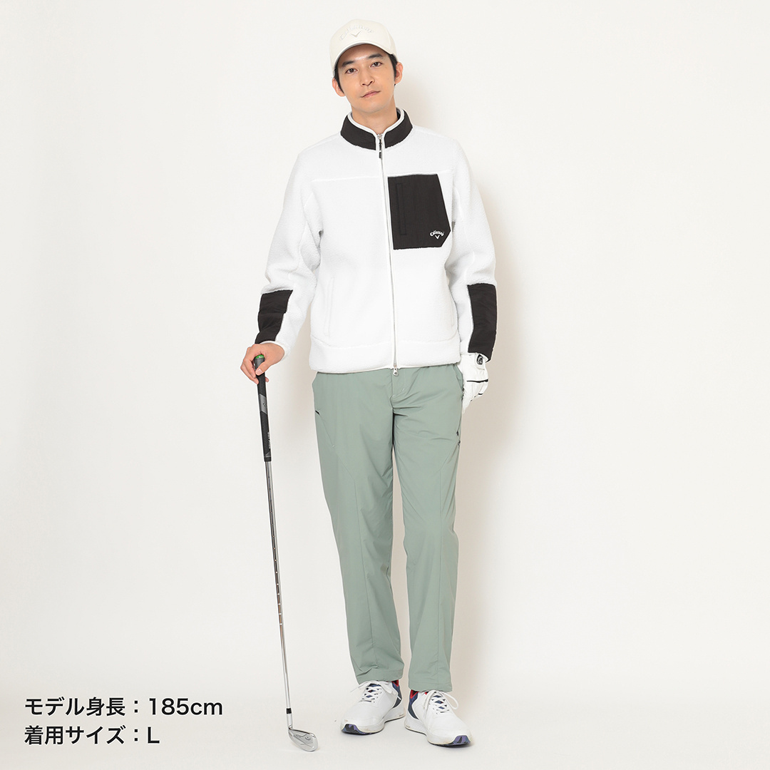 カールボアフリースフルジップブルゾン (MENS)