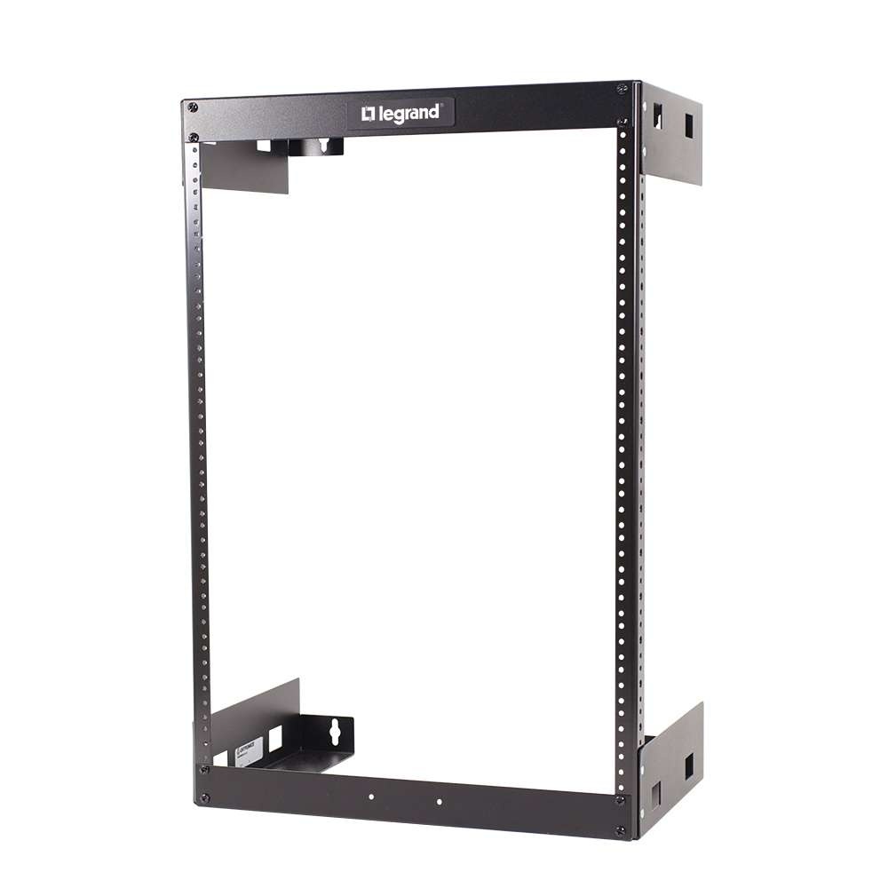 15U Wall Mount Open Frame Rack - 18in Deep (TAA Compliant)