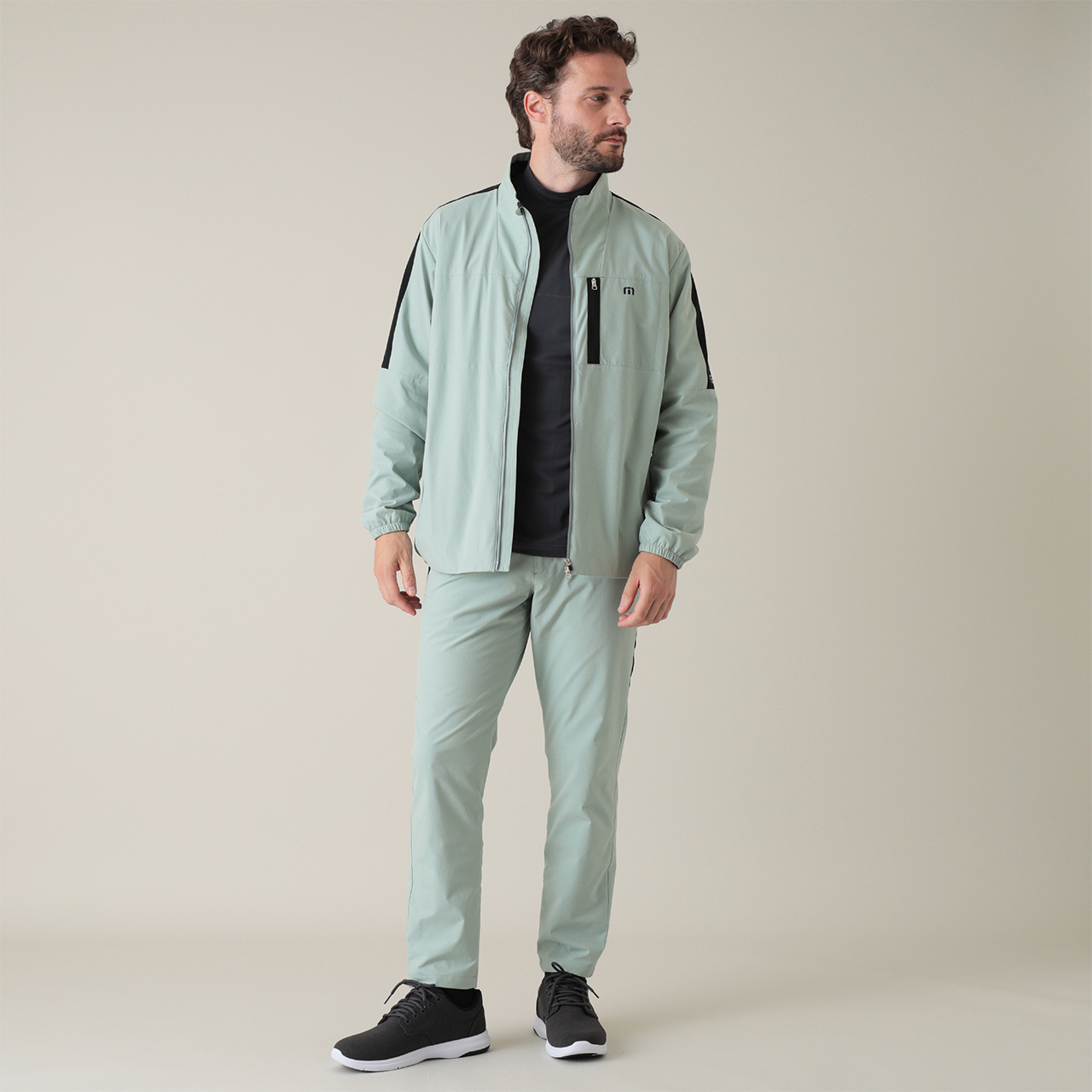 ラインロゴ ウィンドブレーカー(MENS)