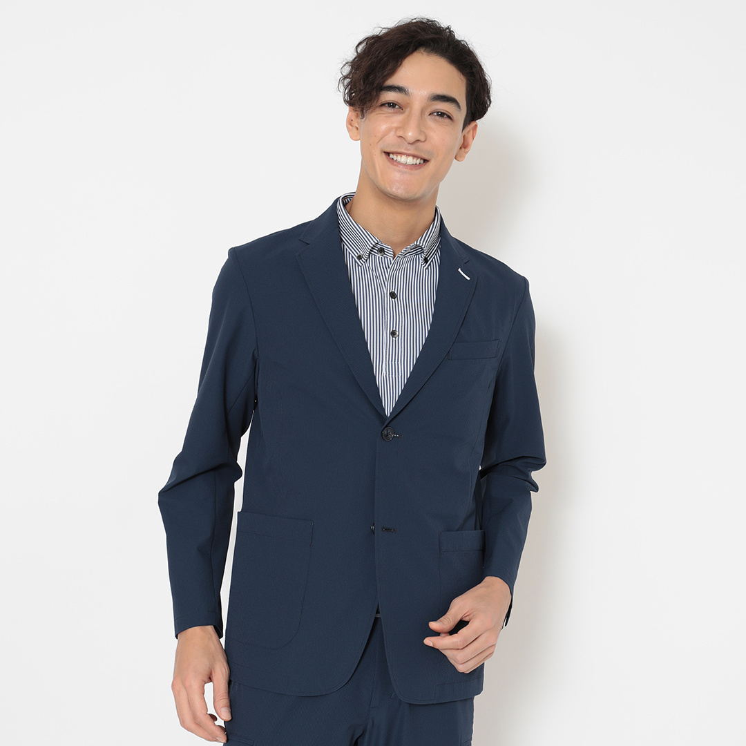 8WAYストレッチシアサッカージャケット (MENS)