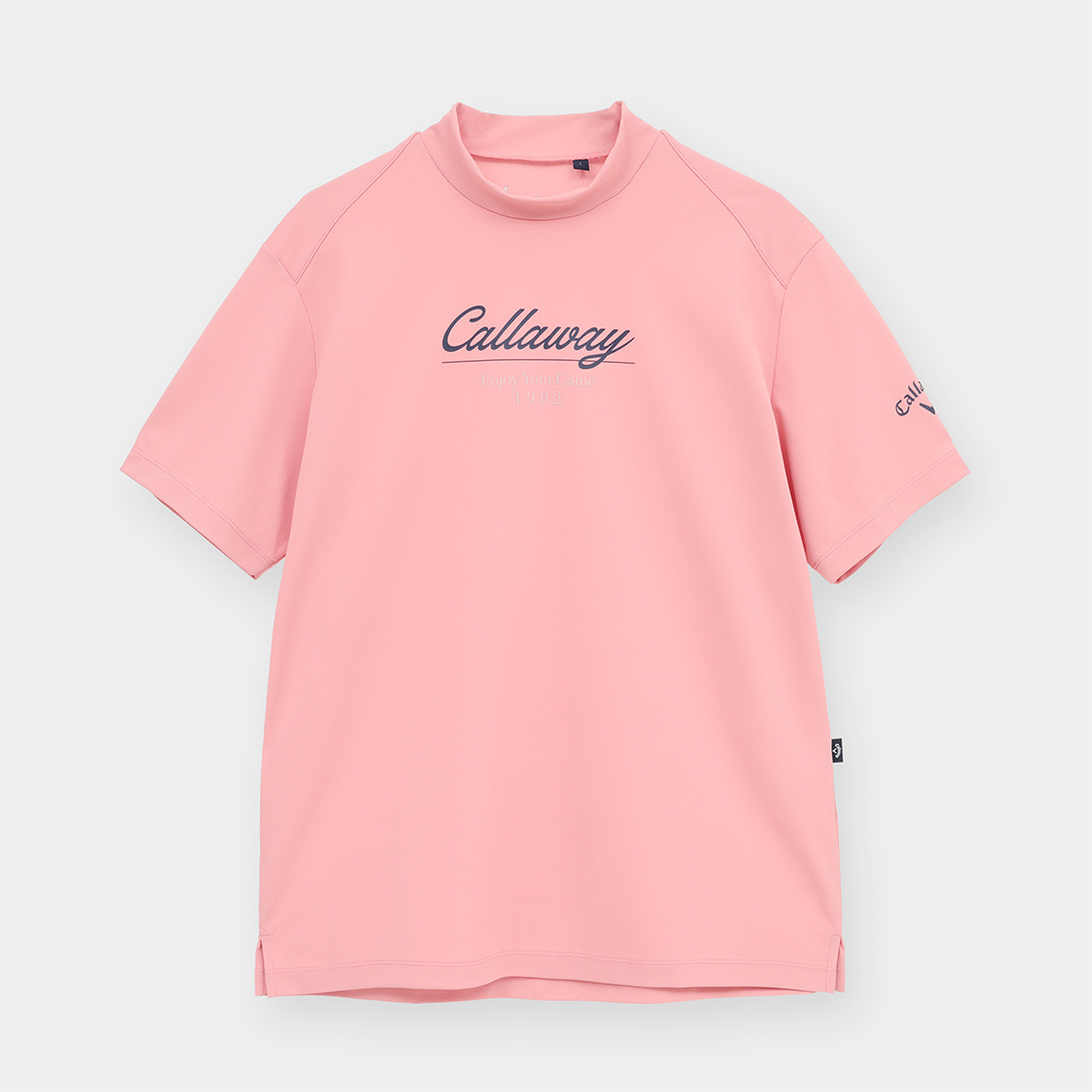 ミニカノコ半袖モックネックシャツ ※4Lサイズあり (MENS)