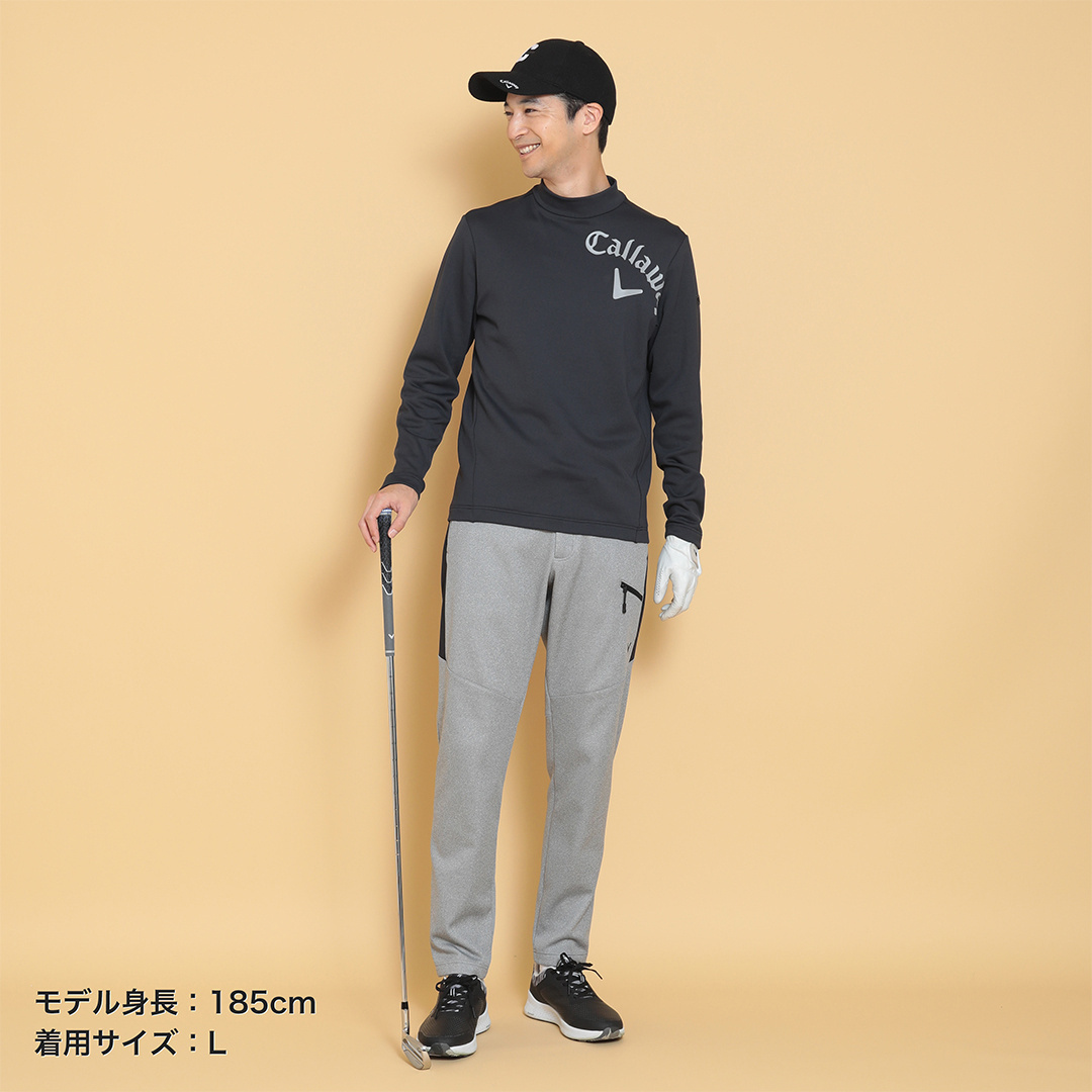 裏起毛スムースジョガーパンツ (MENS)