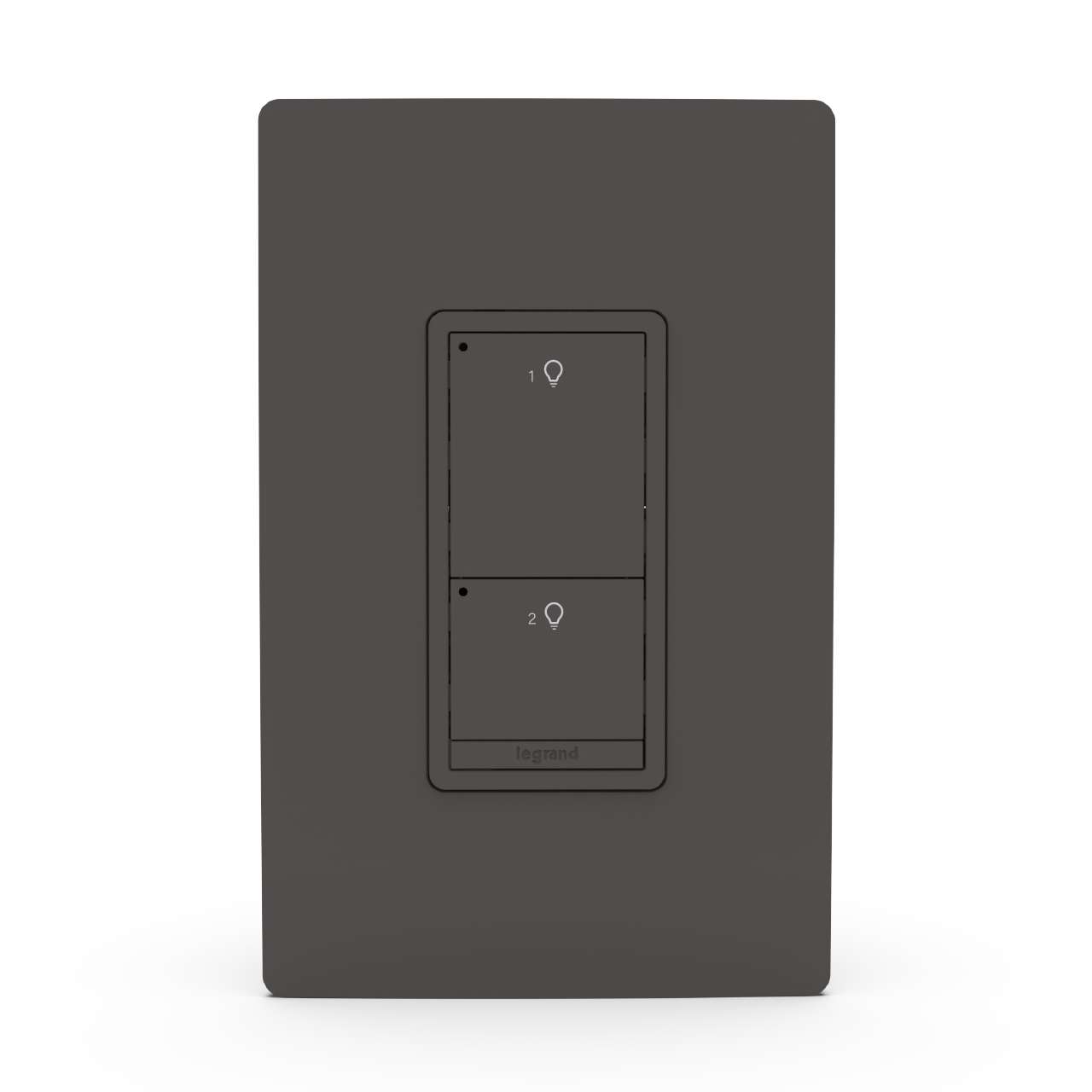 Brown Wattstopper PLUS 2 Button Switch