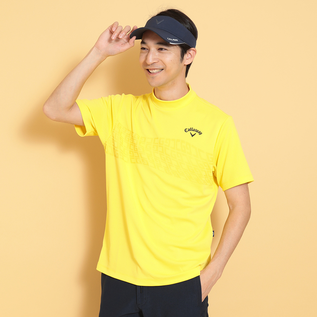 3℃裏クールカノコモックネックシャツ (MENS)