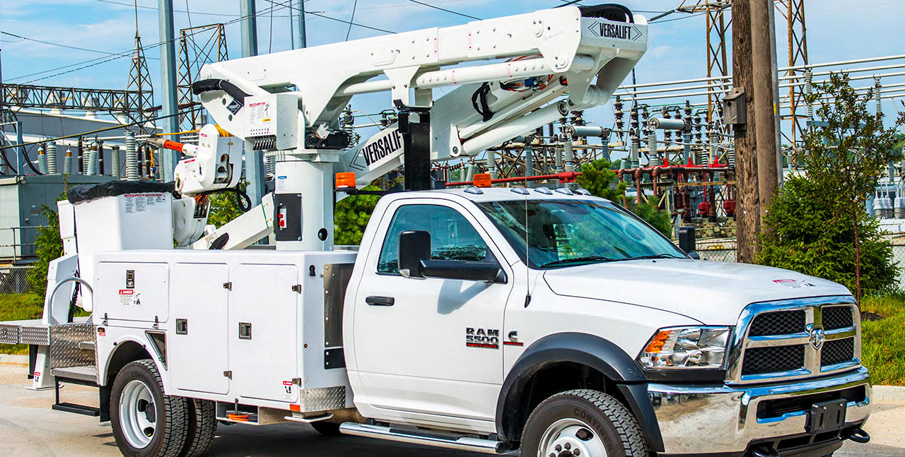 47 ft Distribution Bucket Truck Rental Custom Truck One Source
