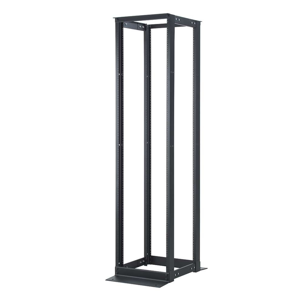 45U 4-Post Adjustable Open Frame Rack - 21-32in Depth (TAA Compliant)