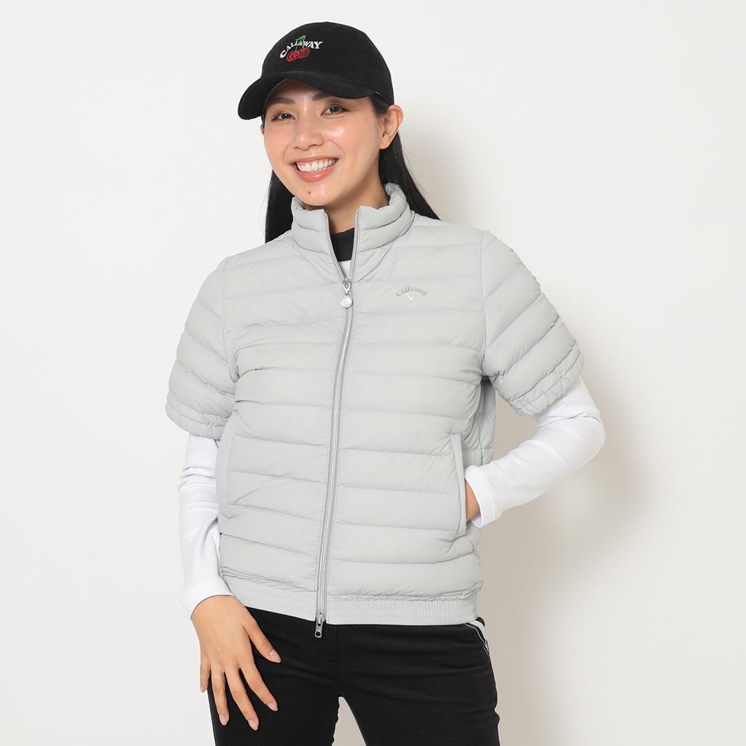 Callaway 保温フルジップダウンブルゾン 半袖フルジップダウンブルゾン (WOMENS)