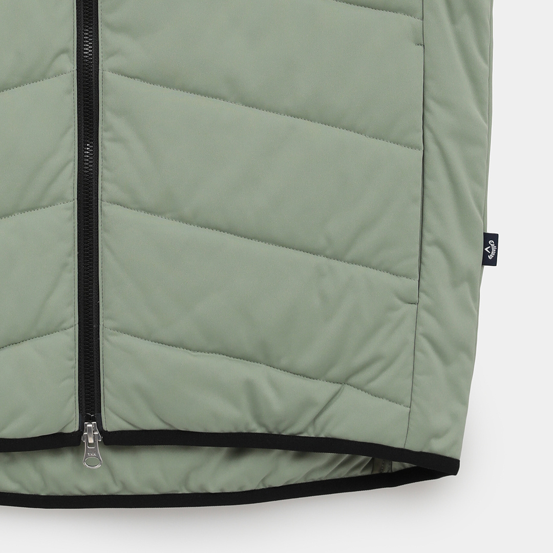 スターストレッチフルジップ中綿ベスト (MENS)