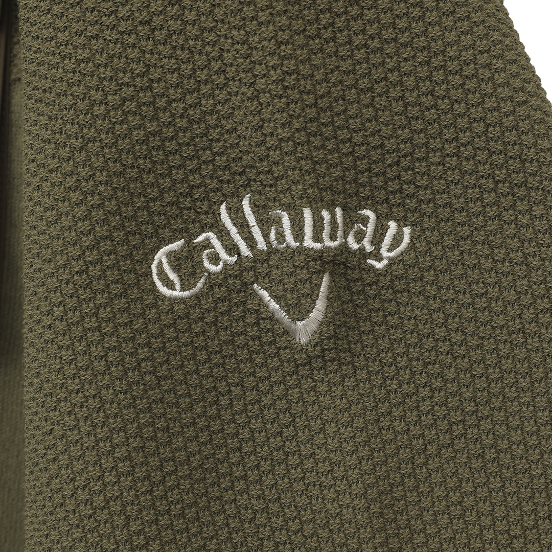 (超美品) Callaway カノコ編みクルーネックニット Callaway キャロウェイ ゴルフウェア 半袖シャツ 春 夏 カノコ