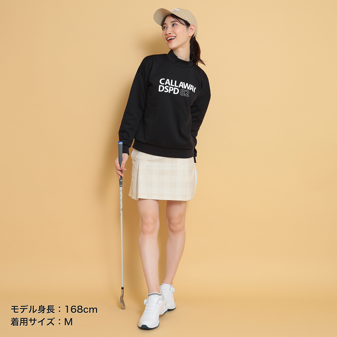 ダブルニットモックネックスウェット (WOMENS)