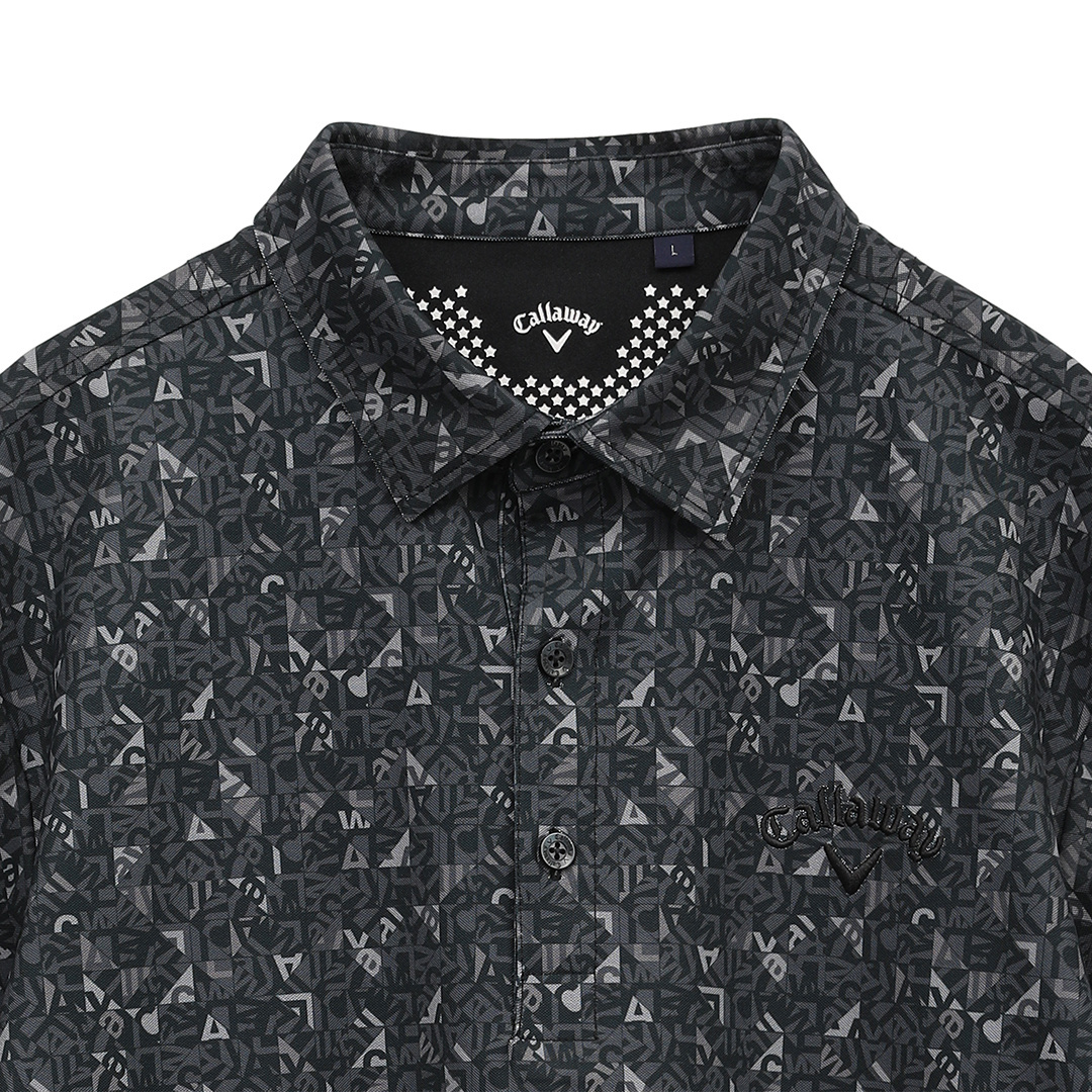 Callaway レッドレーベル　幾何学模様シャツ Mサイズ Callaway レッドレーベル 幾何学模様シャツ Mサイズ ワンランク上の
