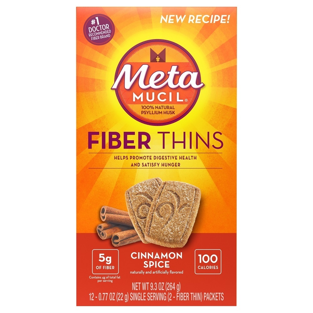Metamucil Fiber Thins, Cinnamon Spice, 2/Box (WAFERCINN2) photo